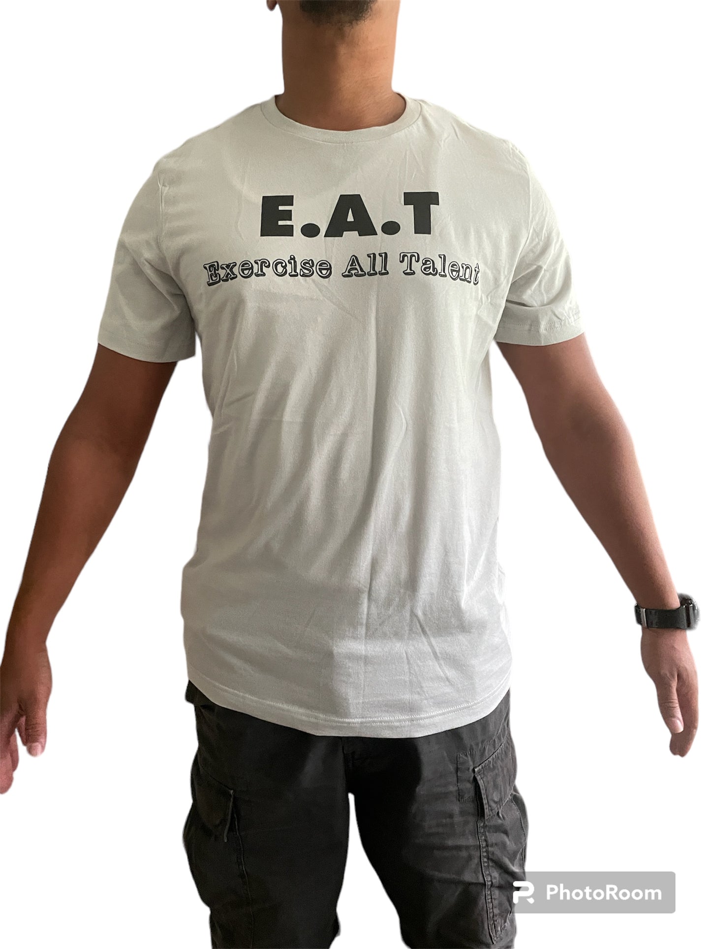 EAT white tee